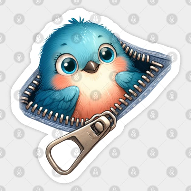 Cute Blue Jay Sticker by katalinaziz